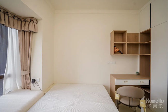 103㎡奶油風(fēng),繁華鬧市中一處明亮溫馨的居所